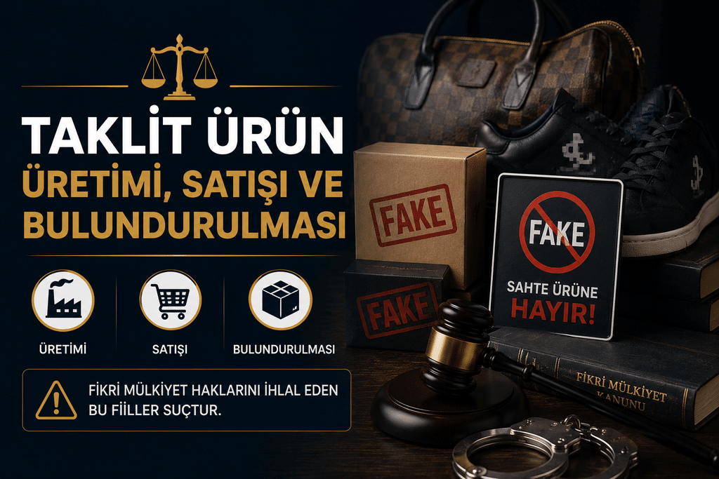 Taklit Ürün Üretimi, Satışı ve Bulundurulması